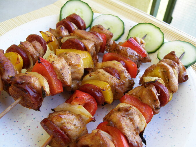 Chicken Skewers with Lime Marinade