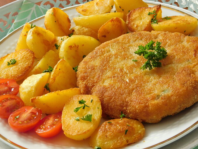 Kuřecí řízek Cordon bleu z mletého masa