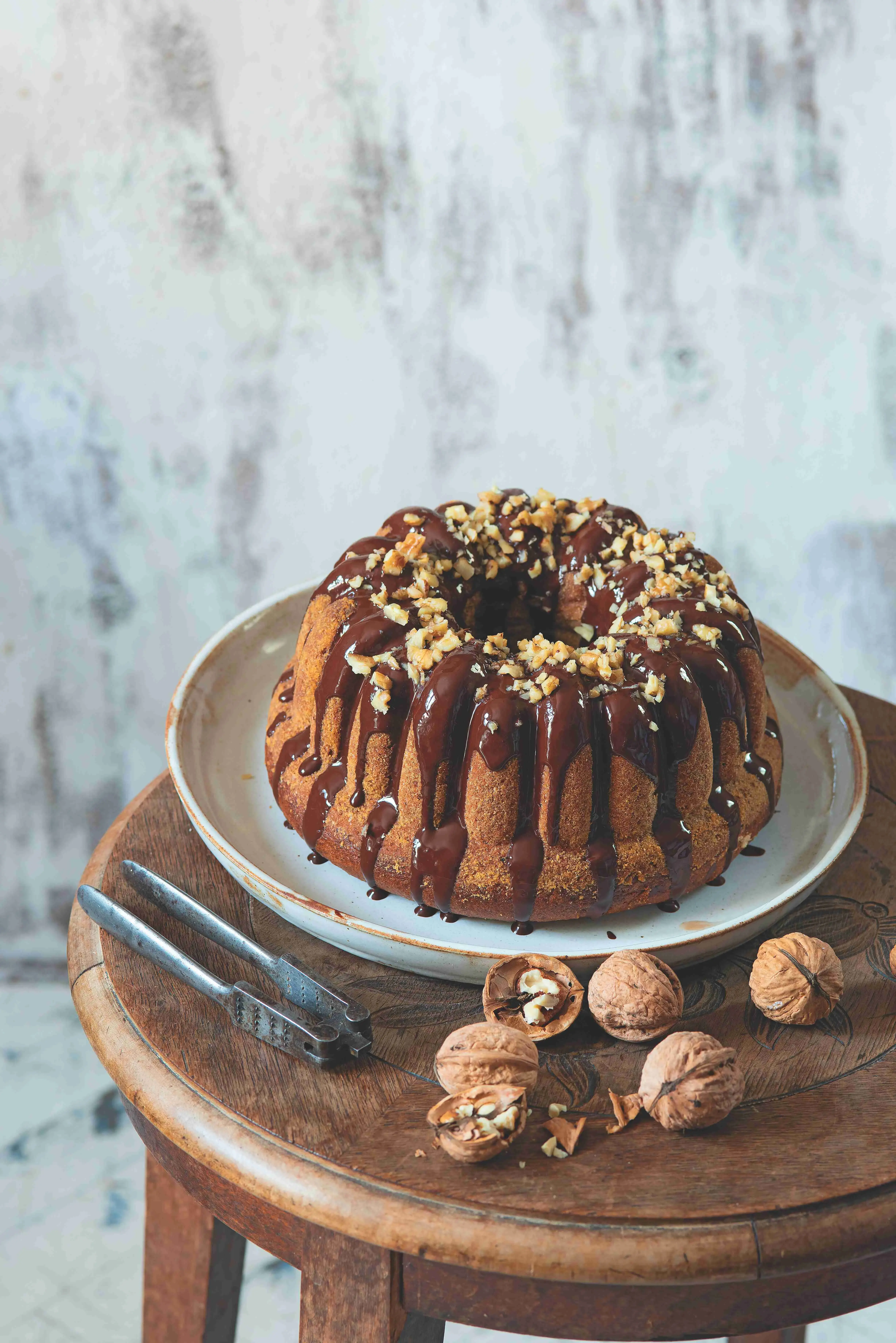 Czech Walnut Bundt Cake