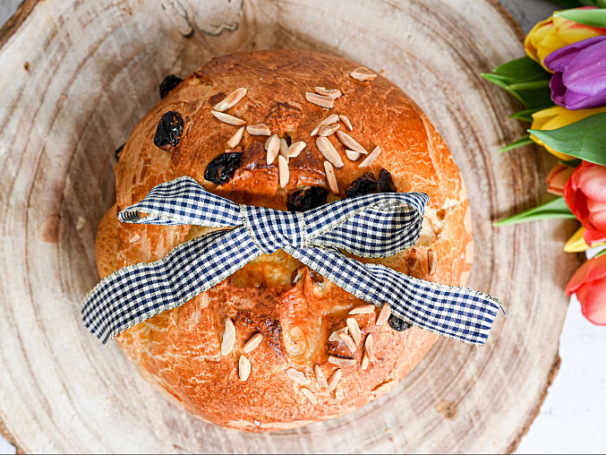 Irenka's Mazanec (Czech Easter Sweet Bread)