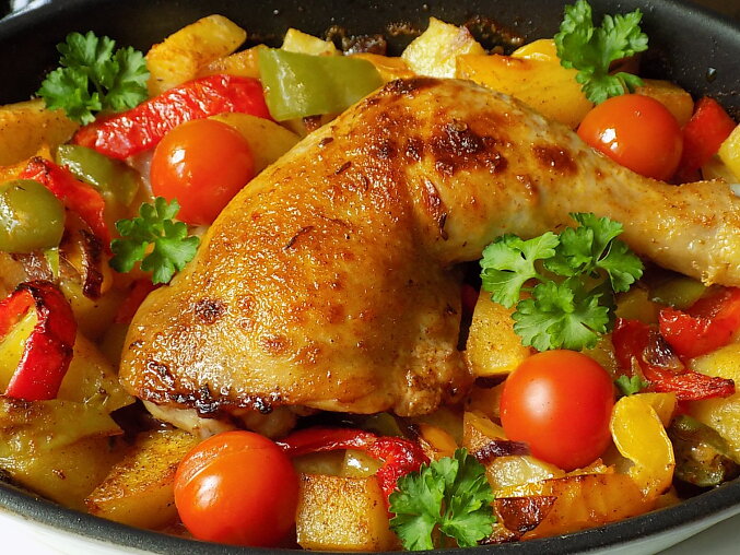Roast Chicken with Vegetables