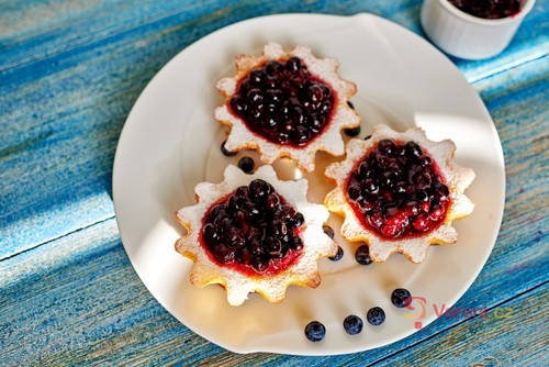 Blueberry Kolaches with Quark Filling
