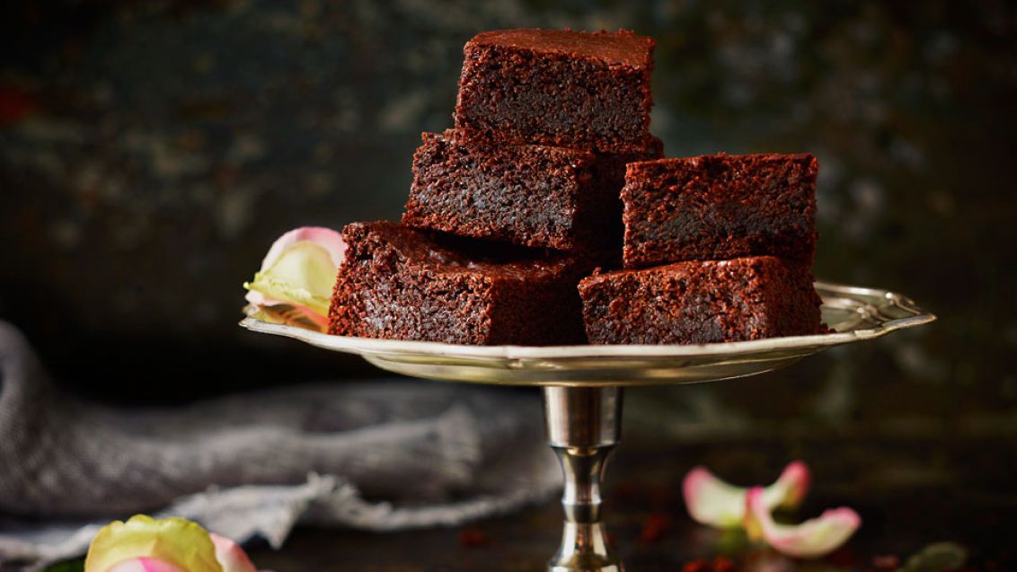 Čokoládové brownies s jogurtem