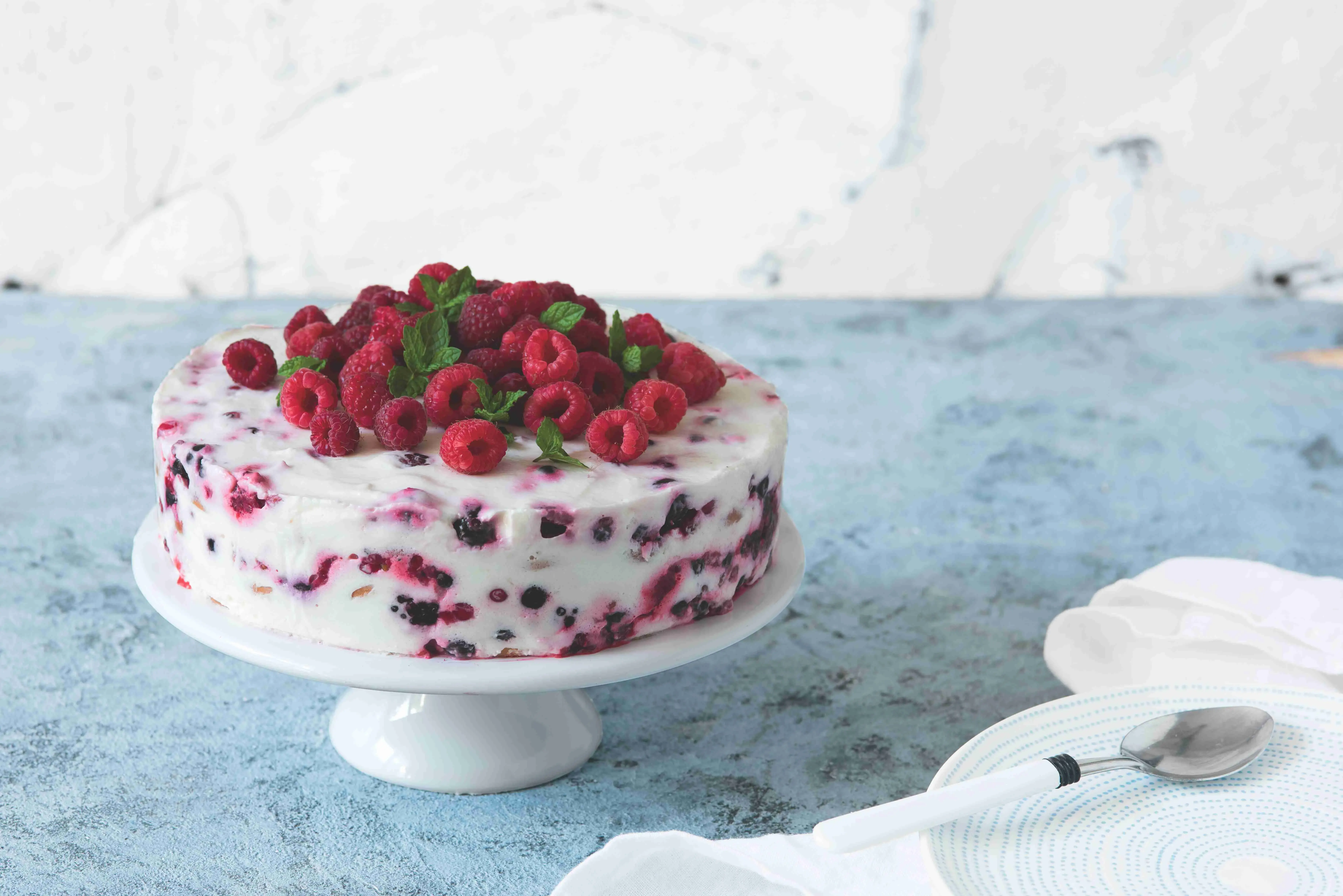 No-Bake Fruit Cake with Sour Cream