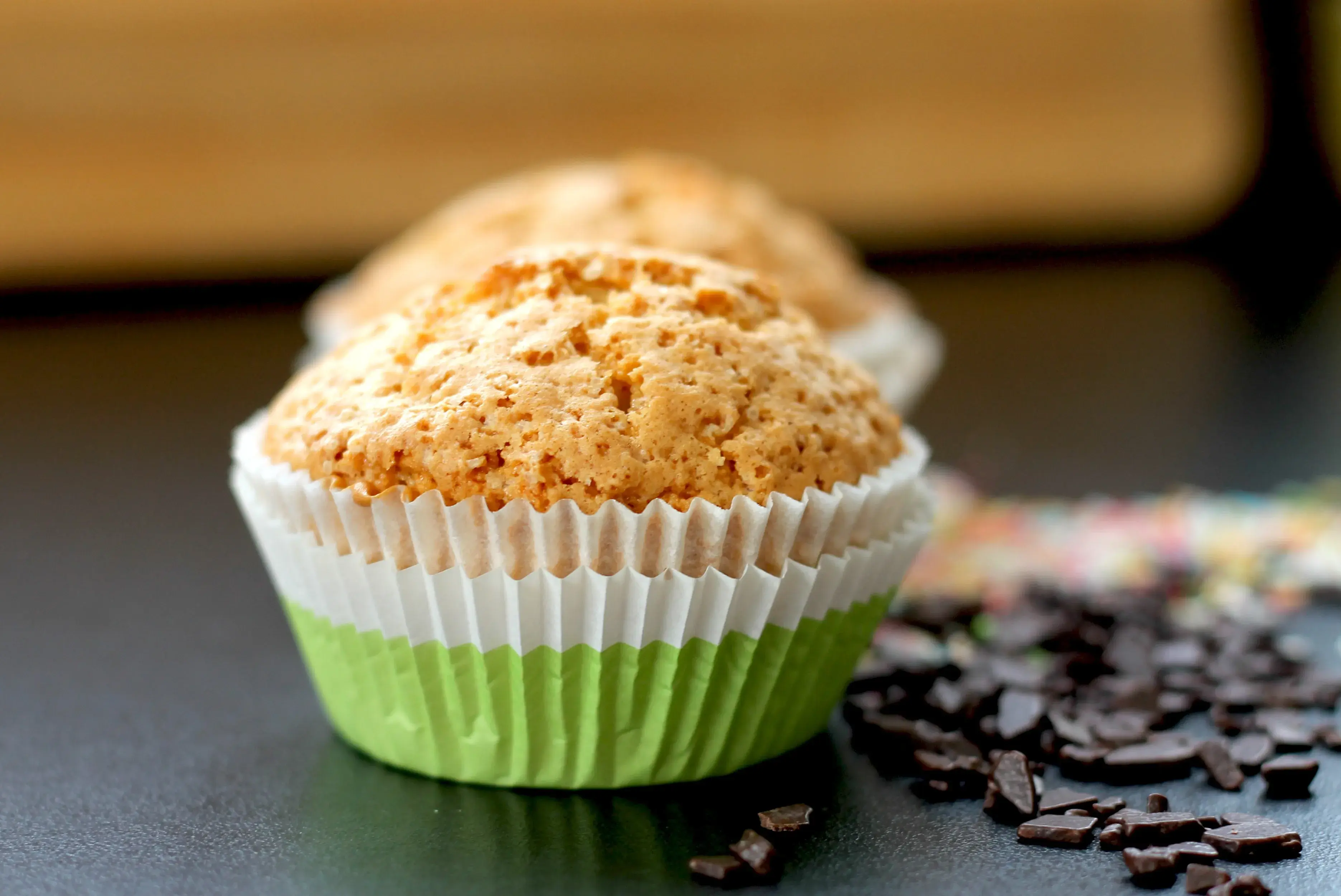 Vláčné čokoládové muffiny