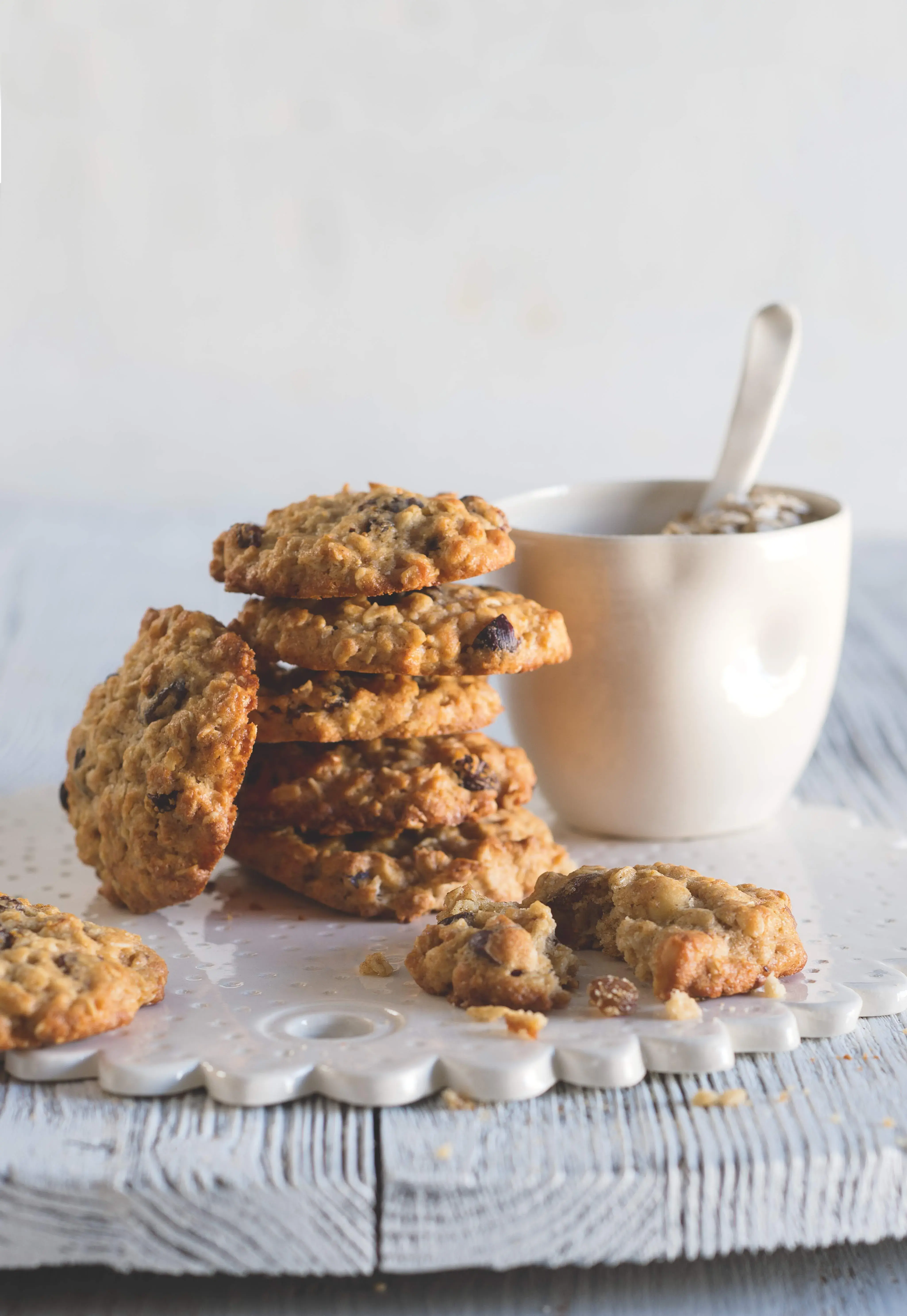 Oat Cookies with Nuts and Dried Fruit