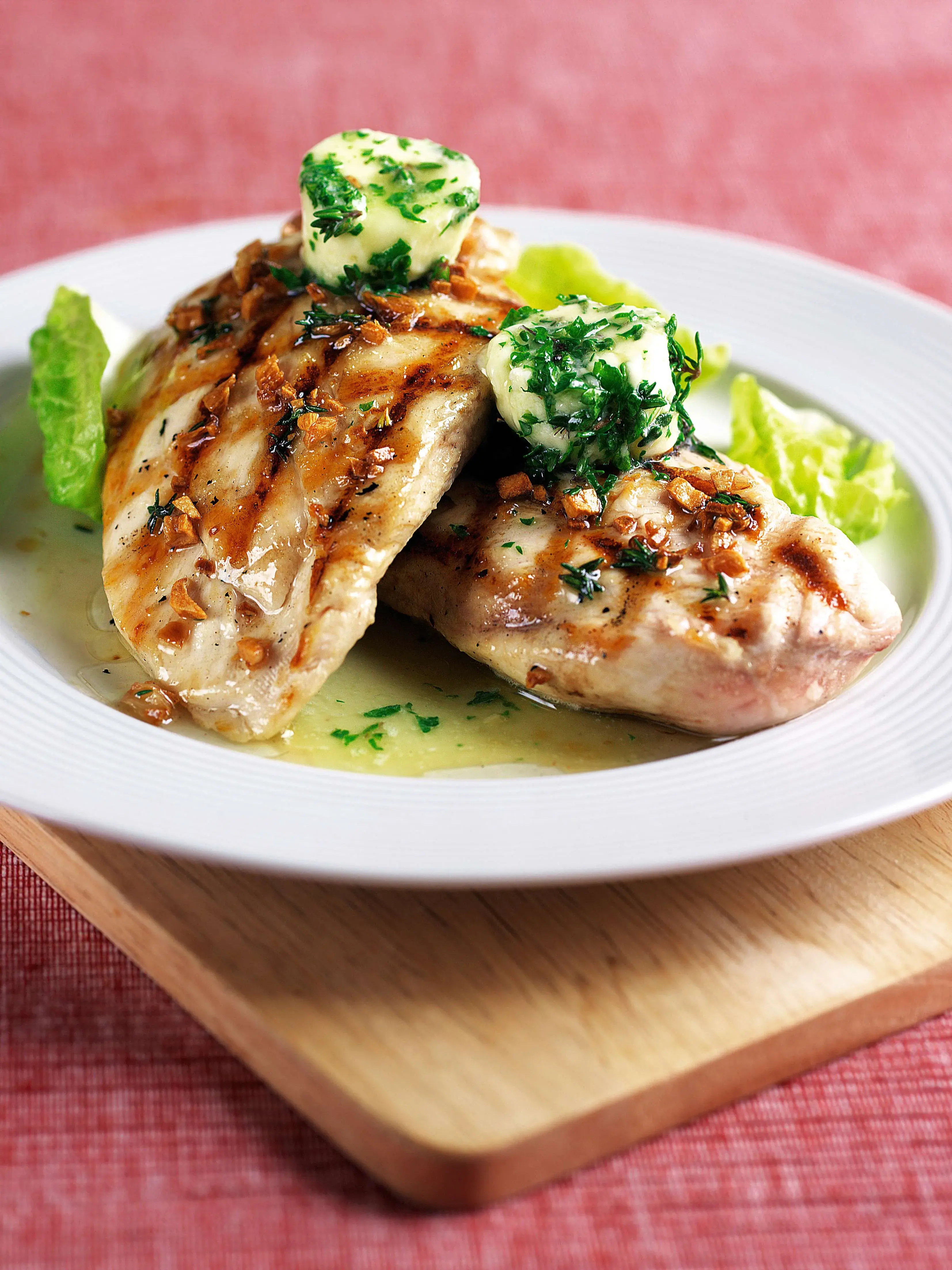Chicken Steak with Herb Butter