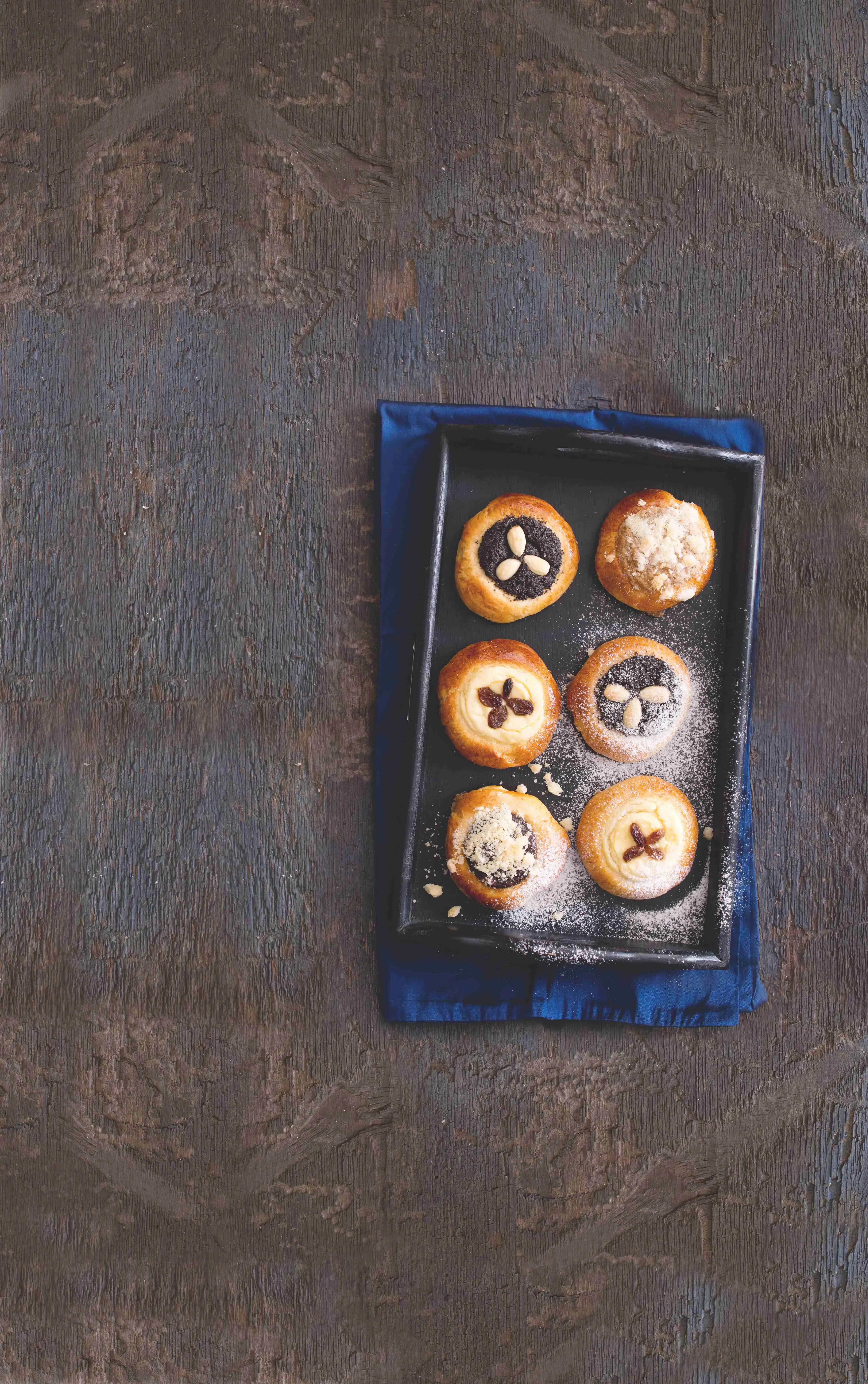 Pressed Yeast-Risen Koláče (Czech Sweet Buns)