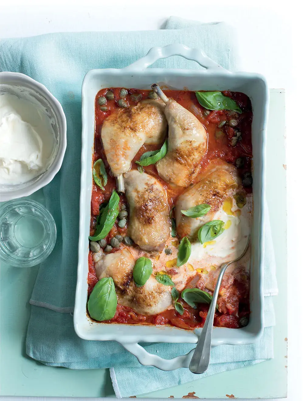 Chicken Legs in Tomato Sauce with Mascarpone