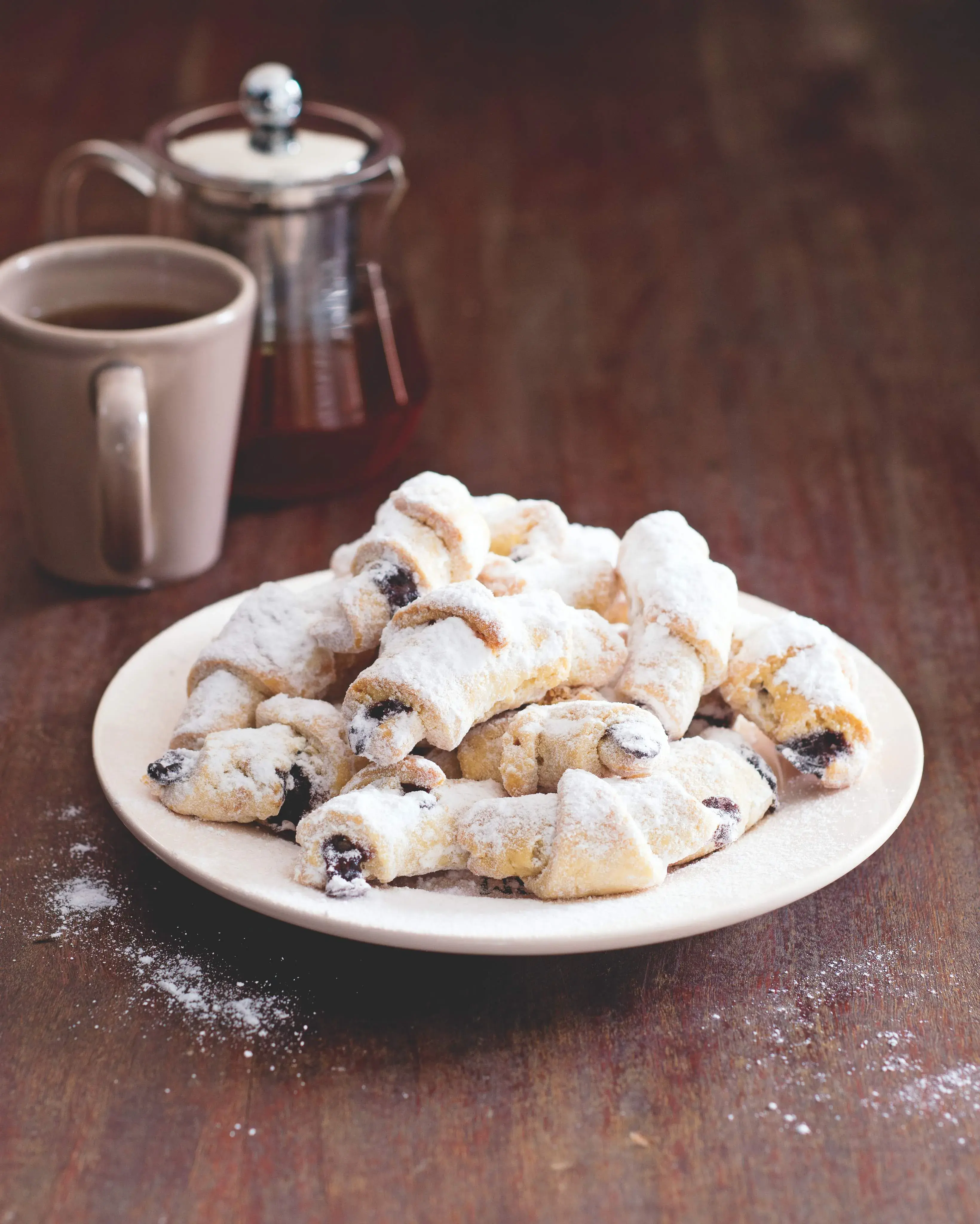 No-Yeast Crescent Rolls with Plum Butter Filling