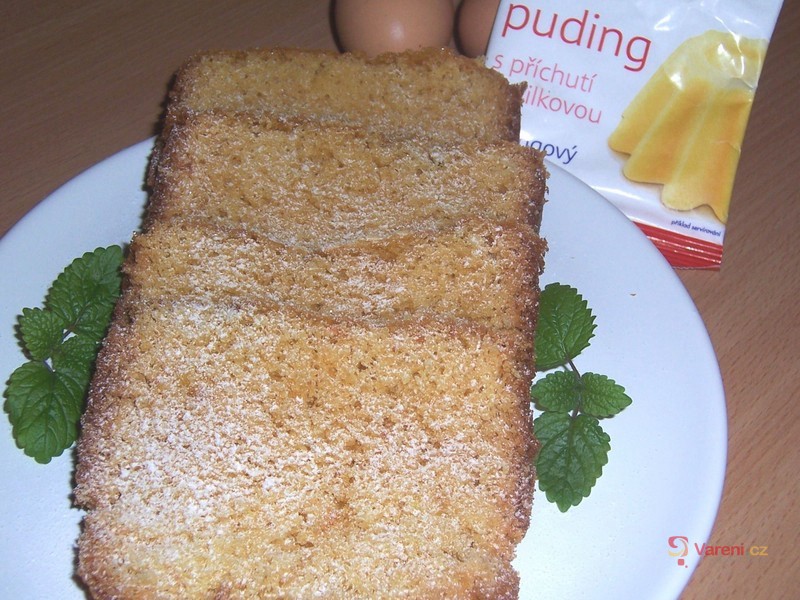 Křehká pudinková buchta