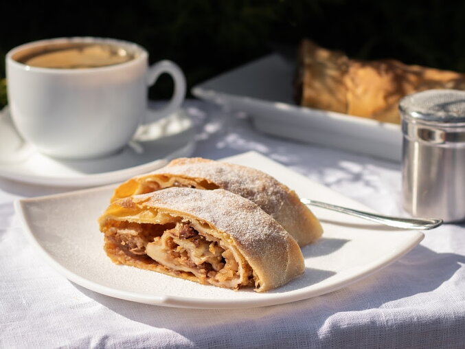 Apple Strudel from Homemade Dough