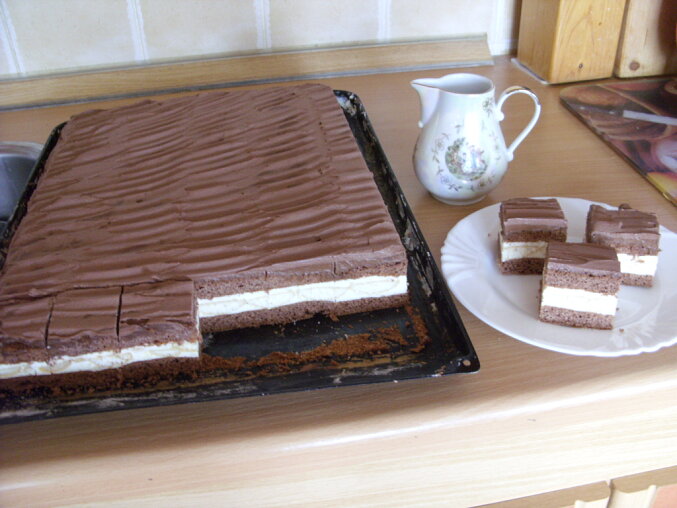 Czech Layered Cake with Parisian Whipped Cream