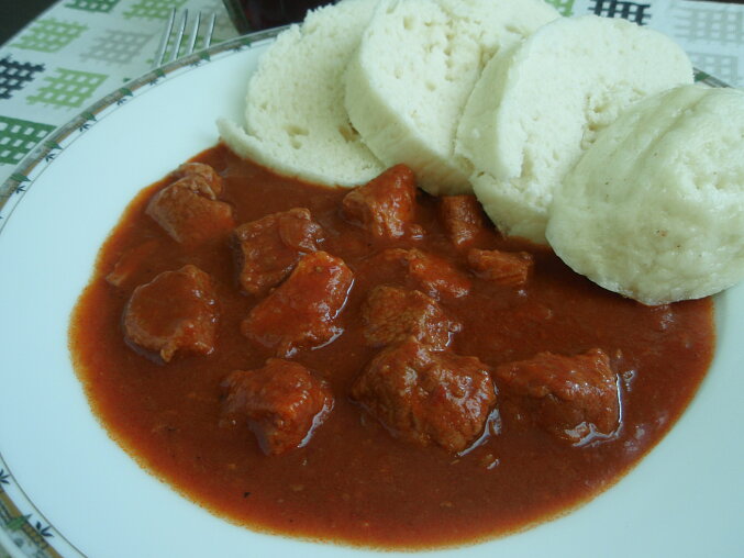 Pork Goulash with Black Beer
