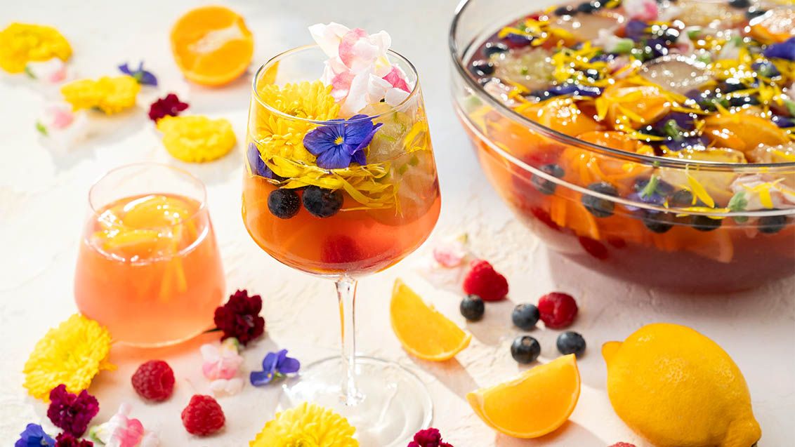 Osvěžující drink s ginem a proseccom na Den matek