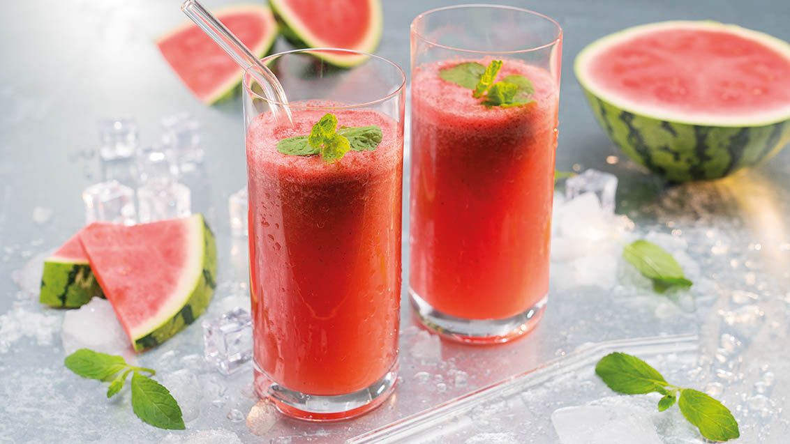 Refreshing Melon Cocktail with White Rum