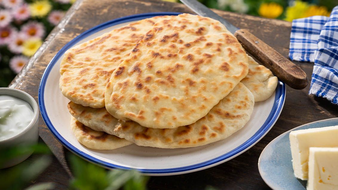Jogurtové placky na grilu