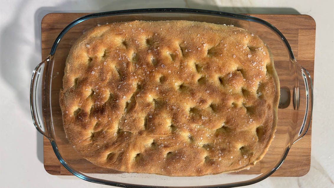 Nadýchaná domácí focaccia
