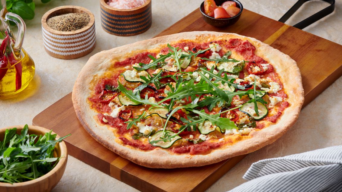 Domácí zeleninová pizza