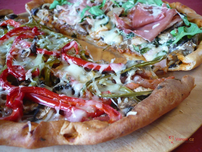 Two Pizzas Made from Quark Dough