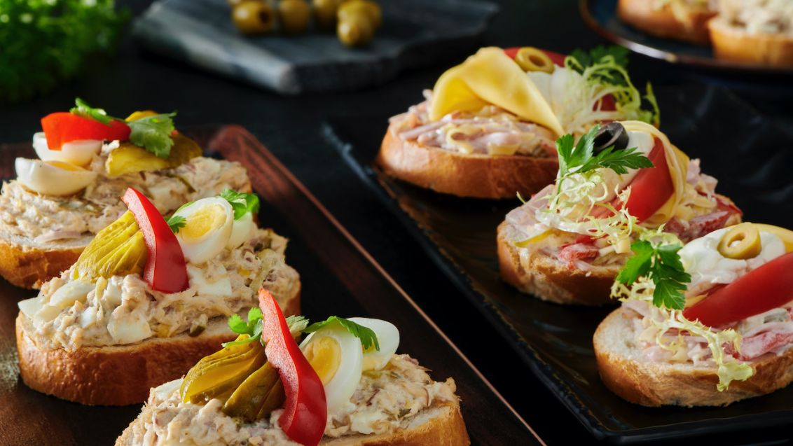 Czech Open-Faced Sandwiches with Smoked Mackerel Spread