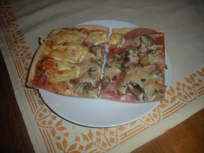 Domácí pizza bez kynutí