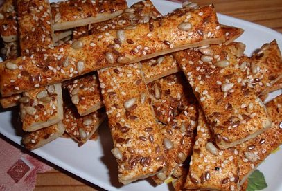 Spiced Savoury Sticks with Seeds