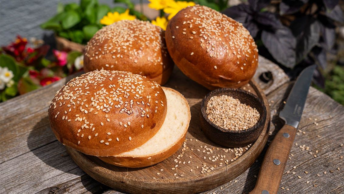 Domácí hamburgerové housky