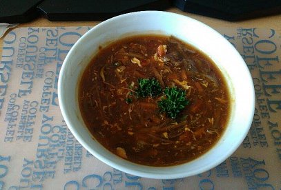 Pikantní sladkokyselá polévka po pekingsku