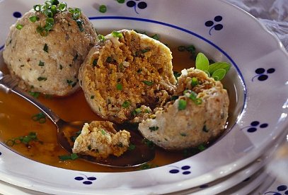 Czech Liver Dumplings for Soup