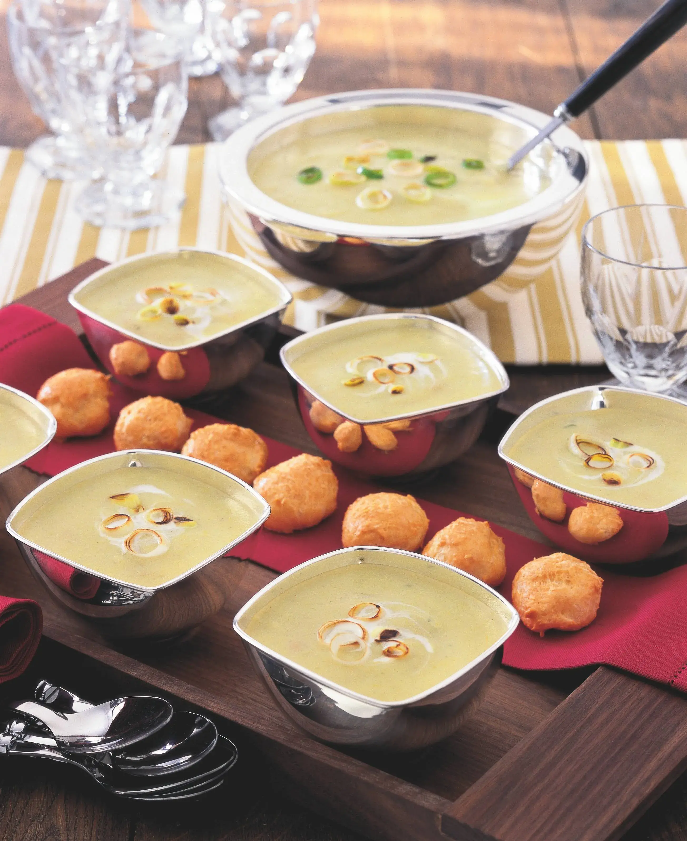 Vichyssoise (Chilled Leek and Potato Soup)