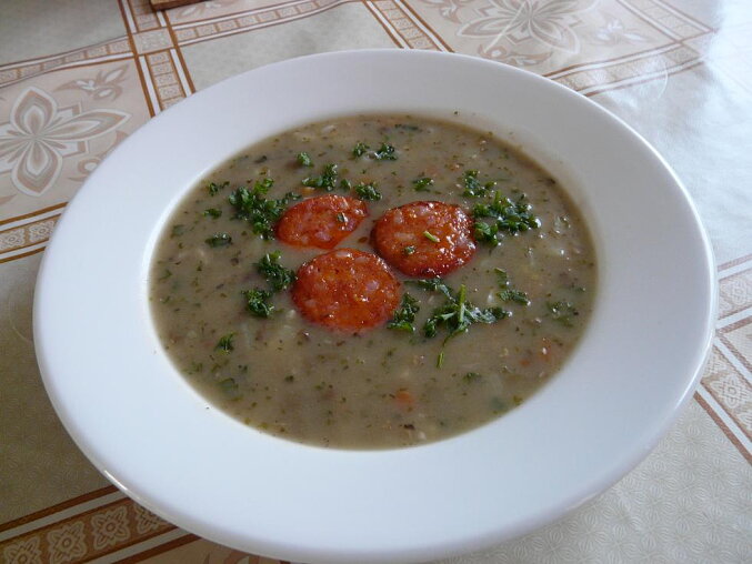 Lentil Soup with Sausage and Root Vegetables