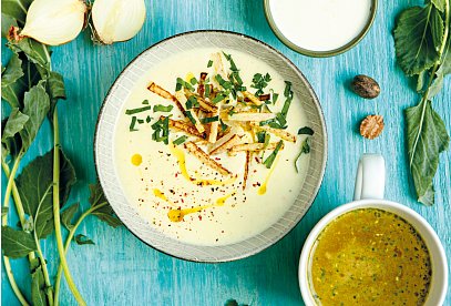 Delicate Kohlrabi Soup