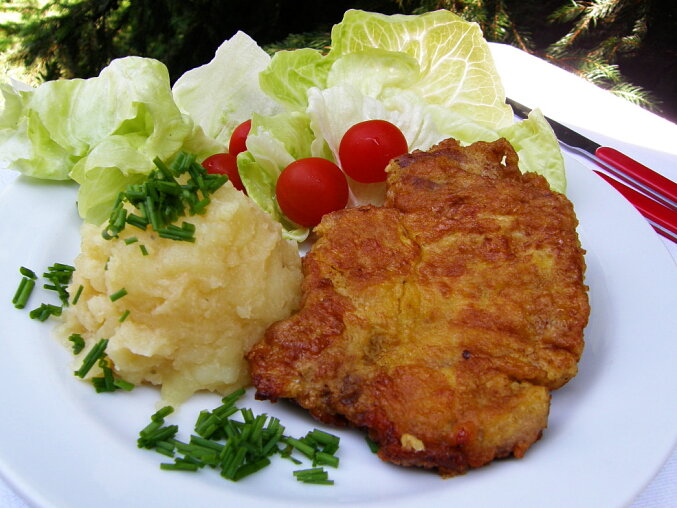 Czech Pork Steaks Baked in Stock