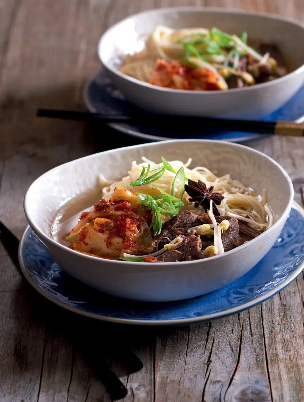 Beef Rib Soup with Kimchi