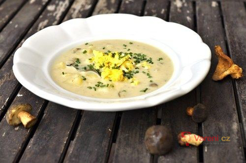 Smooth Czech Milk Soup with Onion and Cumin
