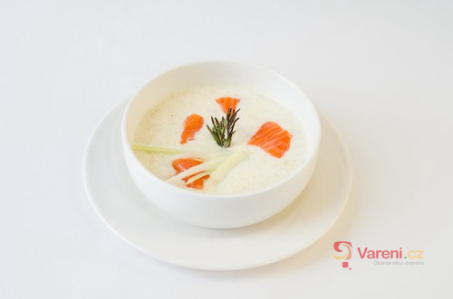 Festive Potato Soup with Smoked Salmon