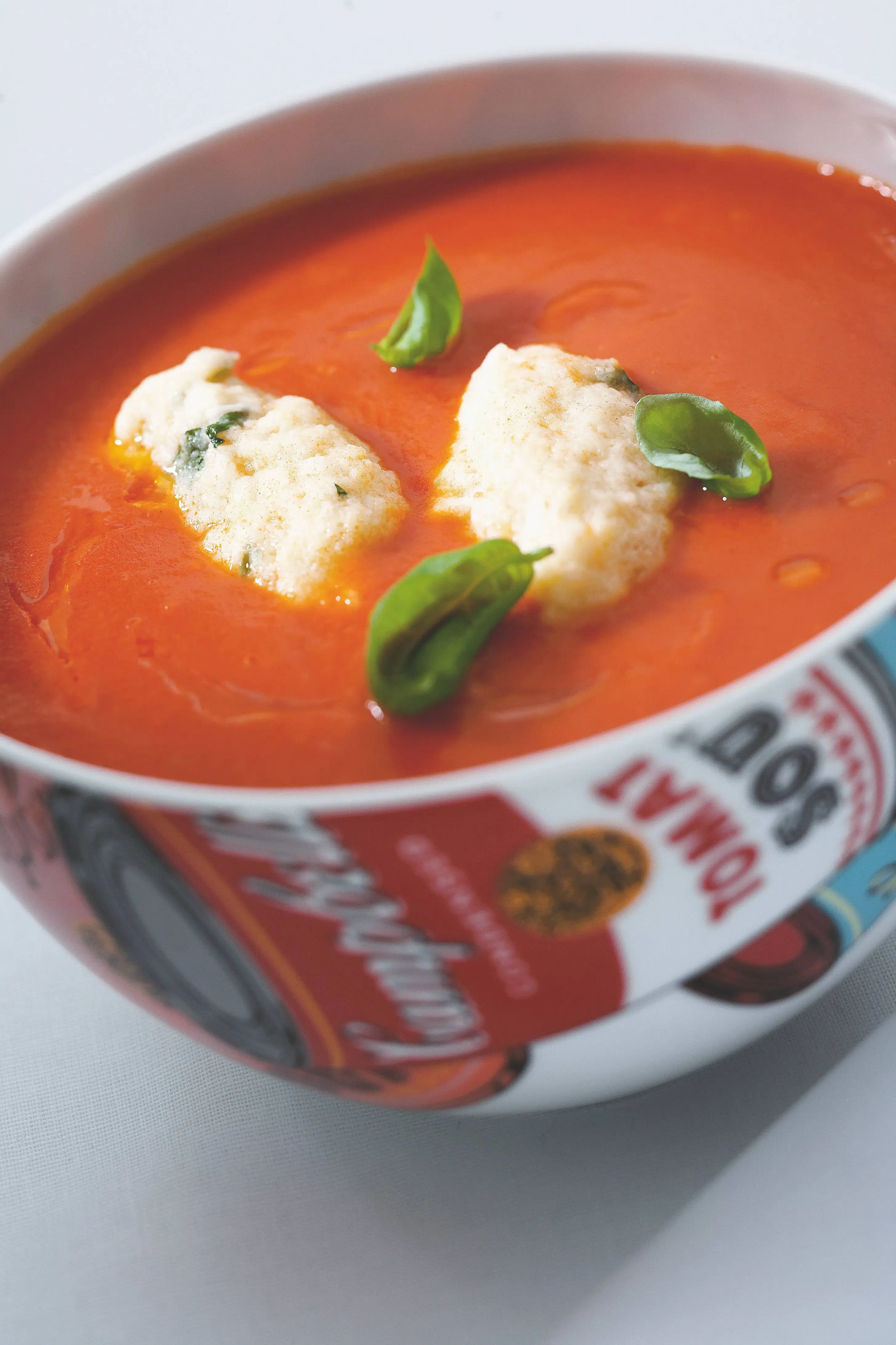 Czech Tomato Soup with Dumplings