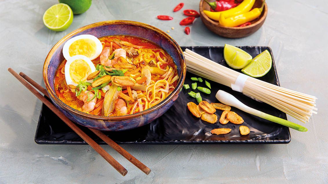 Asian Shrimp and Coconut Milk Soup