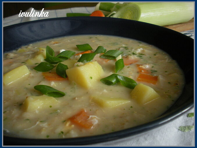 Potato Soup with Oat Flakes