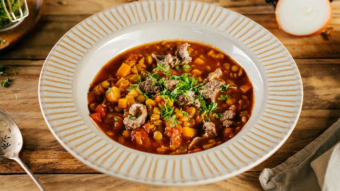 Beef and Lentil Soup
