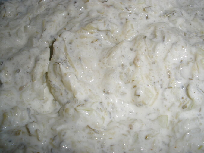 Tatarka (Czech Tartar Sauce from Sour Cream)