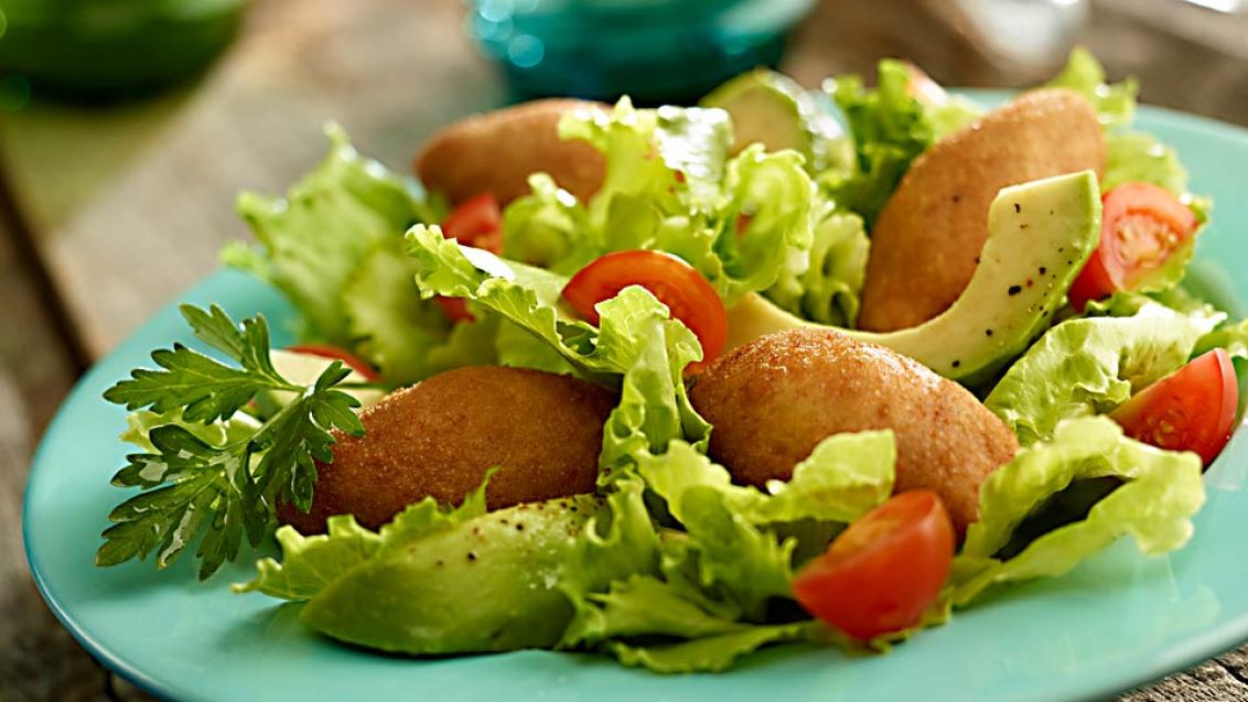 Rýžové krokety se žampiony a mozzarellou