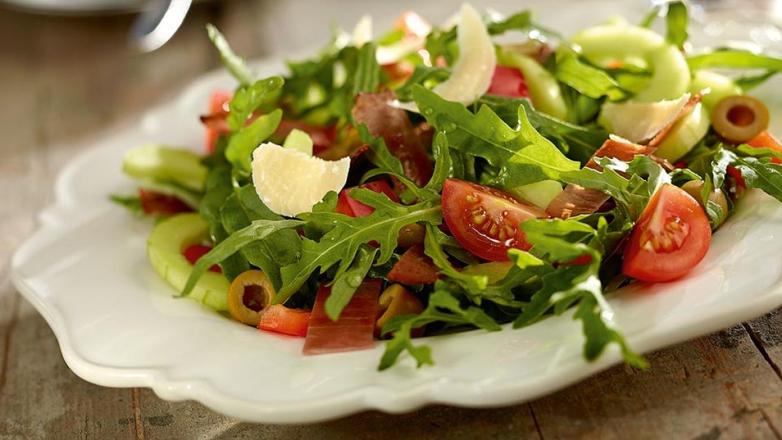 Crispy Black Forest Ham and Vegetable Salad