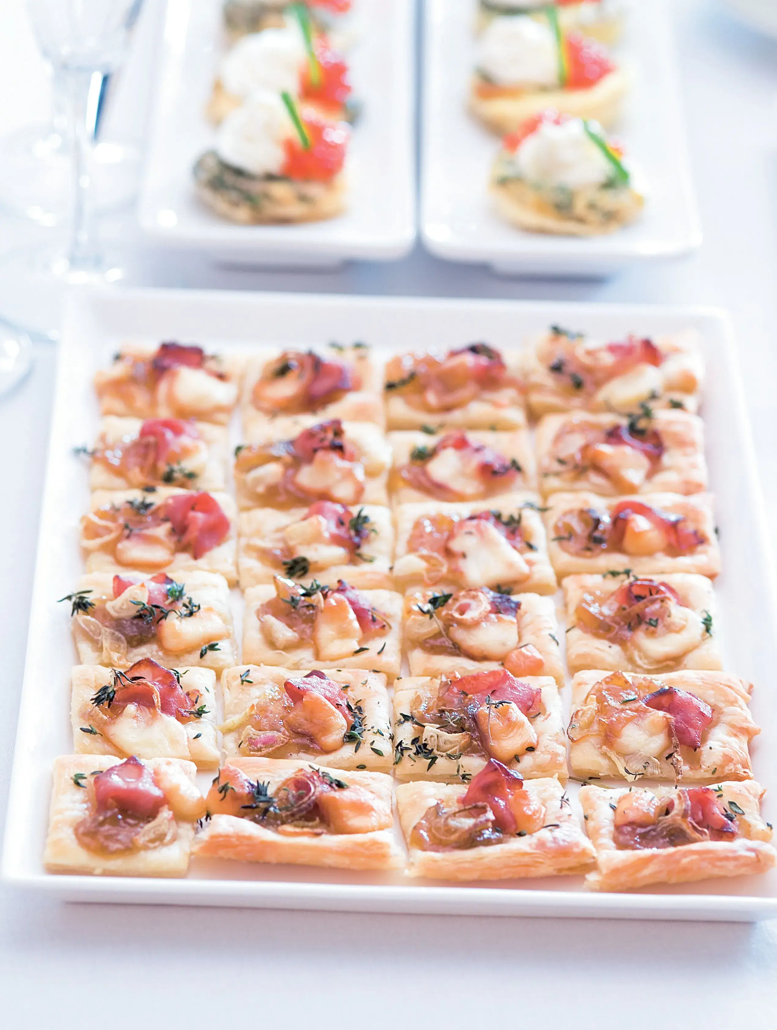 Jednohubky with Smoked Cheese (Czech Canapés)