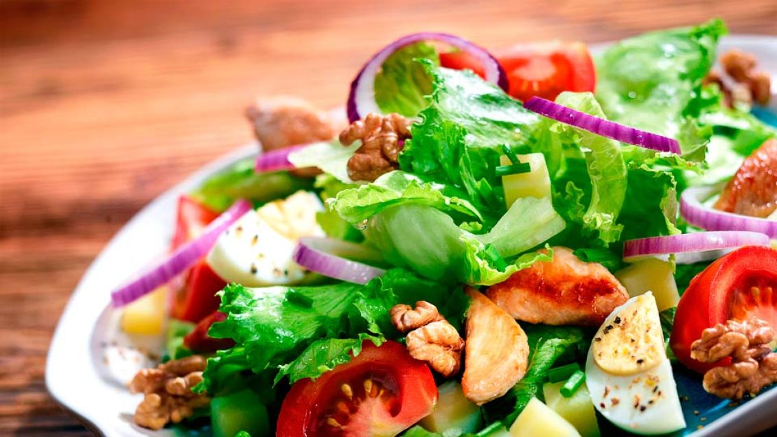 Roasted Chicken and Vegetable Salad