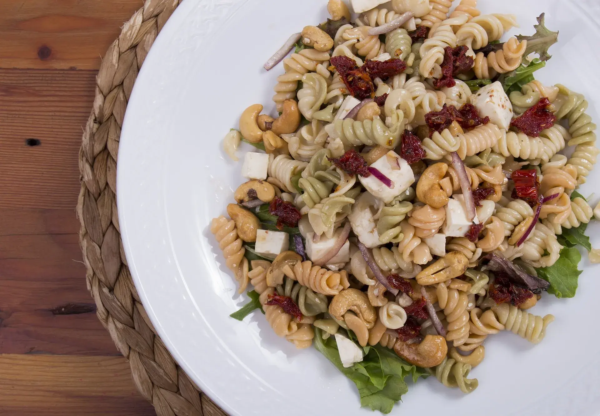 Pasta Salad with Bacon and Mushrooms