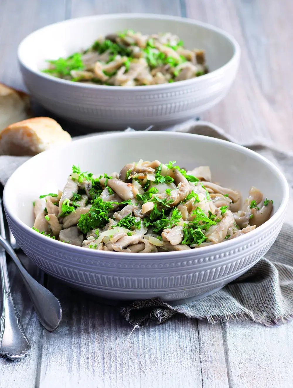 Marinated Oyster Mushroom Salad