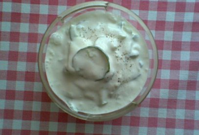 Cucumber Salad with Sour Cream