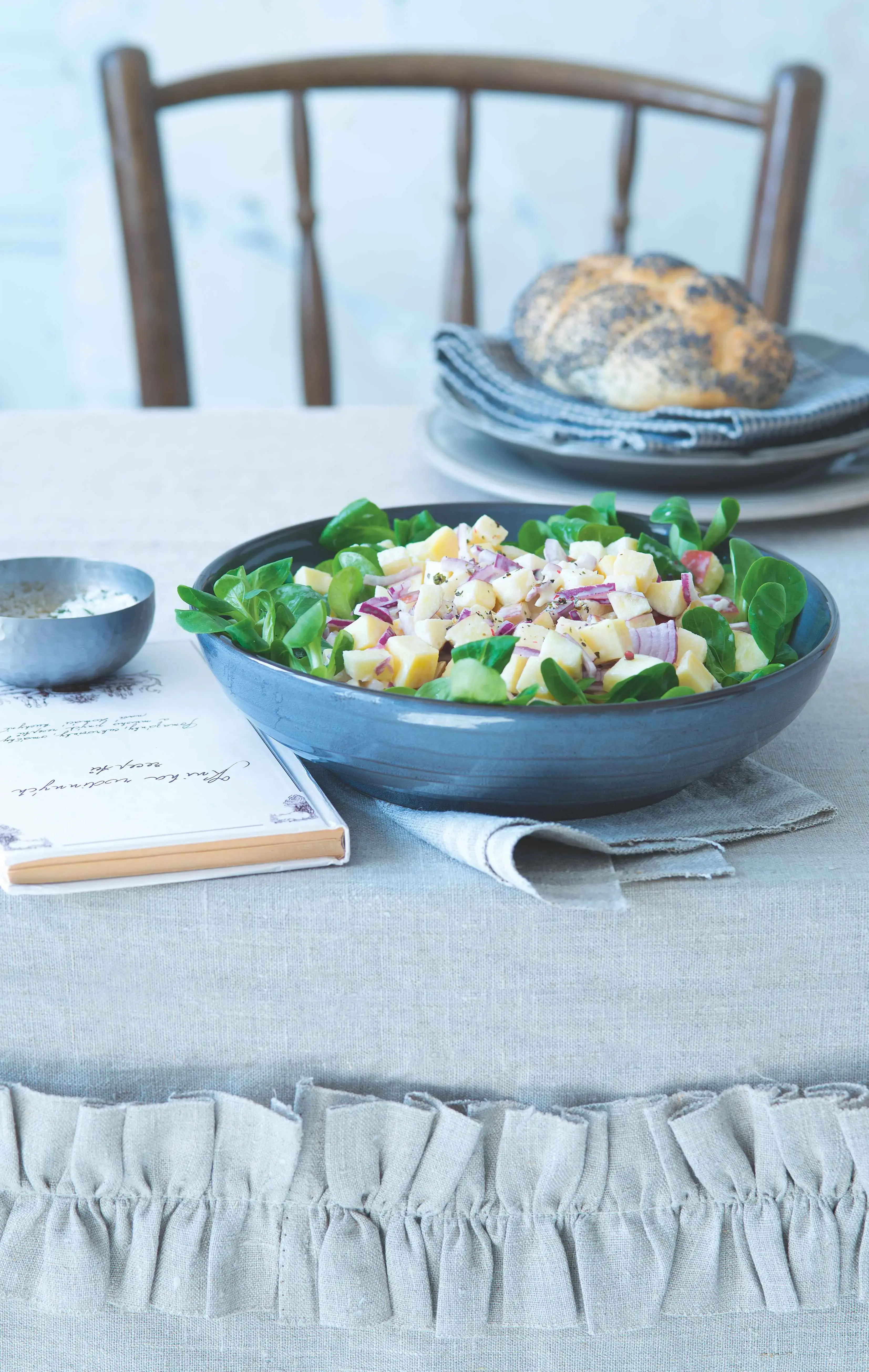 Simple Apple and Cheese Salad